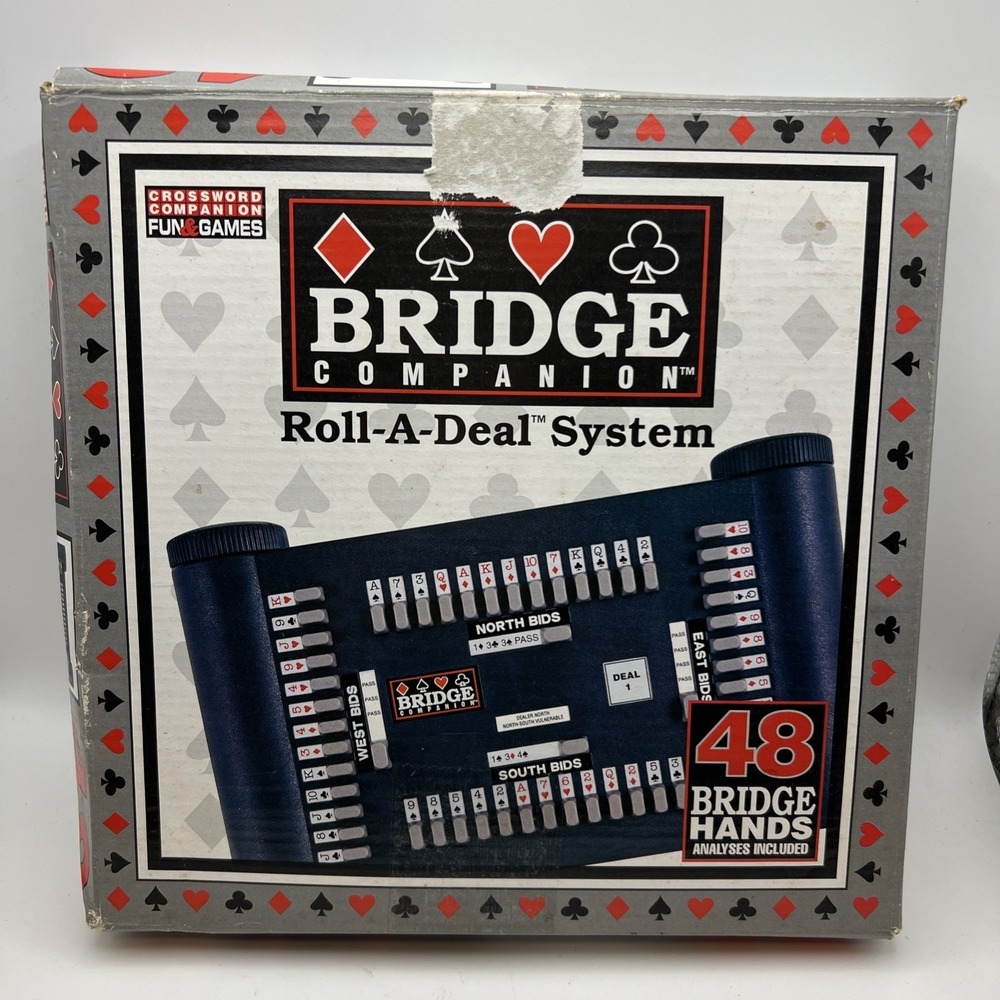 Bridge Companion Roll-A-Deal System 48 Hands Cards 1997 Herbko 3 Sealed Rolls!